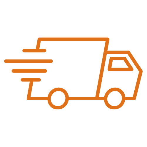 Imagen de silueta de camión moviéndose a gran velocidad